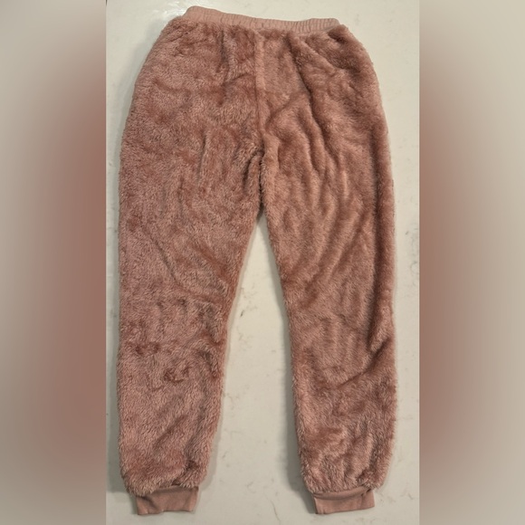 Cozy Kids' Fuzzy Pants - Pink - Picture 3 of 3